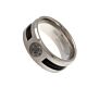 Celtic FC Black Inlay Ring Medium