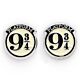 Harry Potter Silver Plated 9 & 3 Quarters Stud Earrings