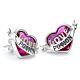Harry Potter Sterling Silver Love Potion Crystal Stud Earrings