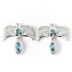 Harry Potter Sterling Silver Diadem Crystal Stud Earrings
