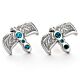 Harry Potter Silver Plated Diadem Stud Earrings-194336
