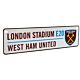 West Ham United FC Window Sign