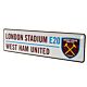 West Ham United FC Window Sign