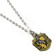 Harry Potter Silver Plated Hufflepuff Necklace
