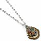 Harry Potter Silver Plated Hogwarts Necklace
