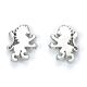 Harry Potter Silver Plated Gryffindor Stud Earring Set