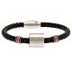 Rangers FC Colour Ring Leather Bracelet-TM-01365