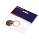 Rangers FC Antique Silver Ready Crest Keyring-TM-01650