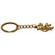 Rangers FC Antique Gold Scroll Crest Keyring-TM-01652