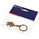 Rangers FC Antique Gold Scroll Crest Keyring-TM-01652