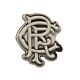 Rangers FC Antique Silver Scroll Crest Badge-TM-01658