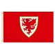 FA Wales Core Crest Flag
