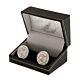 Celtic FC Silver Plated Formed Cufflinks