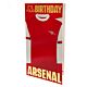 Arsenal FC Retro Shirt Birthday Card