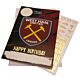 West Ham United FC Birthday Card With Stickers
