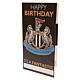 Newcastle United FC Personalised Birthday Card