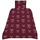 West Ham United FC Colour Split Single Duvet Set-TM-04059