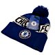 Chelsea FC Royal Text Ski Hat