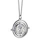 Harry Potter Sterling Silver Time Turner Crystal Necklace