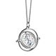 Harry Potter Sterling Silver Time Turner Crystal Necklace