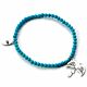 Harry Potter Stone Bracelet With Sterling Silver Diadem Charm