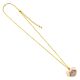 Pusheen Gold Plated Heart Necklace-TM-04746