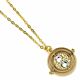 Harry Potter Gold Plated Fixed Time Turner Necklace-TM-05322