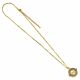 Harry Potter Gold Plated Fixed Time Turner Necklace-TM-05322