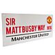 Manchester United FC Sir Matt Busby Way Street Sign-TM-01379
