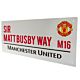 Manchester United FC Sir Matt Busby Way Street Sign-TM-01379