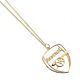 Arsenal FC 18ct Gold Plated on Silver Crest Pendant & Chain-TM-05074