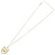 Arsenal FC 18ct Gold Plated on Silver Crest Pendant & Chain