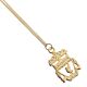 Liverpool FC 18ct Gold Plated on Silver Crest Pendant & Chain-TM-05077