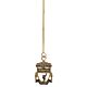 Liverpool FC 18ct Gold Plated on Silver Crest Pendant & Chain