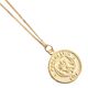 Manchester City FC 18ct Gold Plated on Silver Pendant & Chain-TM-05079