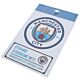 Manchester City FC A4 Car Decal