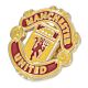 Manchester United FC Keyring & Badge Set