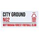 Nottingham Forest FC White Street Sign-TM-04845