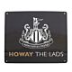 Newcastle United FC Tunnel Sign