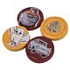 Harry Potter 4pk Eraser Set-TM-05503