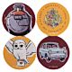 Harry Potter 4pk Eraser Set
