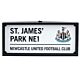 Newcastle United FC Metal LED Street Sign-TM-04267