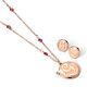 Wicked Rose Gold Plated Glinda Necklace & Earrings
