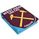 West Ham United FC Colour Split King Duvet Set-TM-05762