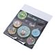 Rick And Morty Heads Button Badge Set-TM-06216