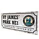 Newcastle United FC Retro Street Sign-TM-02952