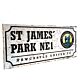 Newcastle United FC Retro Street Sign
