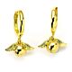 Harry Potter Gold Plated Golden Snitch Hoop Earrings