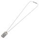 Manchester City FC Colour Crest Dog Tag & Chain