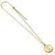 Liverpool FC Gold Finish Crest Necklace-TM-06392